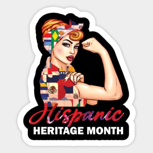 Hispanic Heritage Month National Hispanic Heritage Month celebration gift idea Sticker